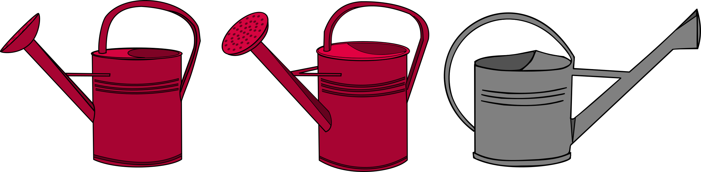 Can - Watering Can Clip Art (3051x750)