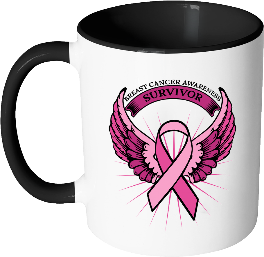 Breast Cancer Awareness Survivor Pink Ribbon Merchandise - Drinking The Tears Of My Haters (1024x1024)