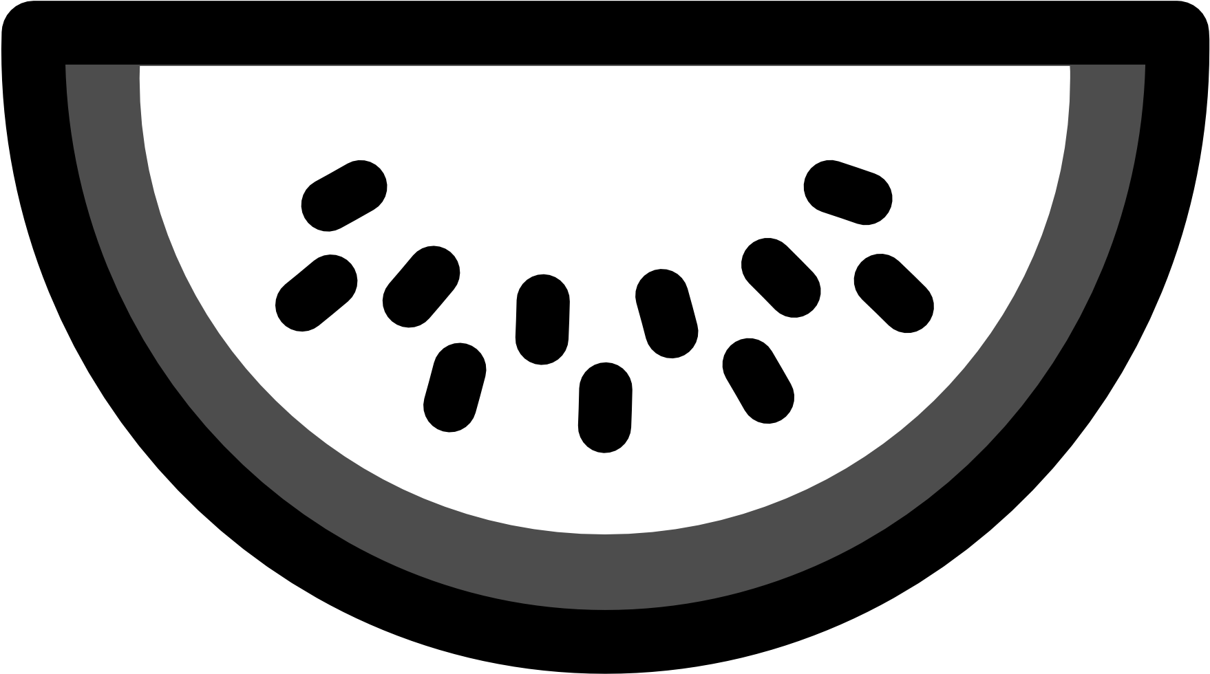 White Food Cliparts - Clipart Black And White Food (1979x1979)