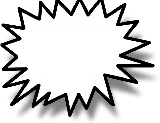 Free Photo Clipart - Comic Book Text Box (640x480)