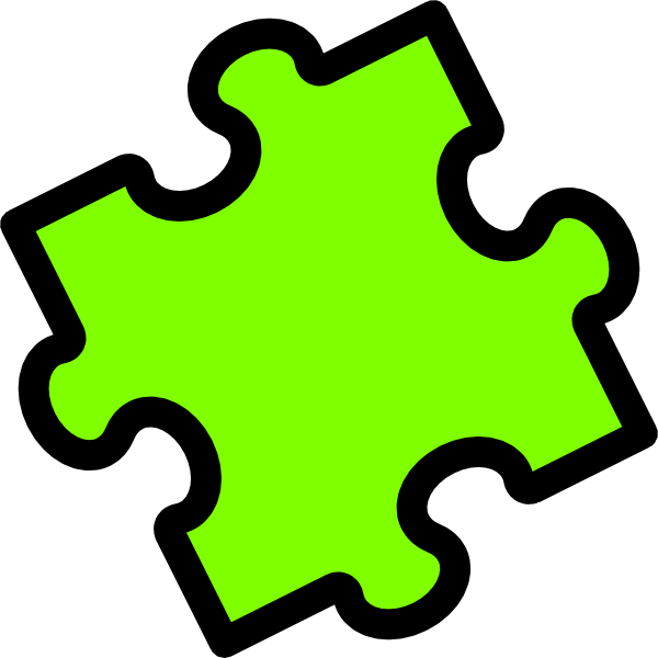 Puzzle Pieces Clip Art (600x600)