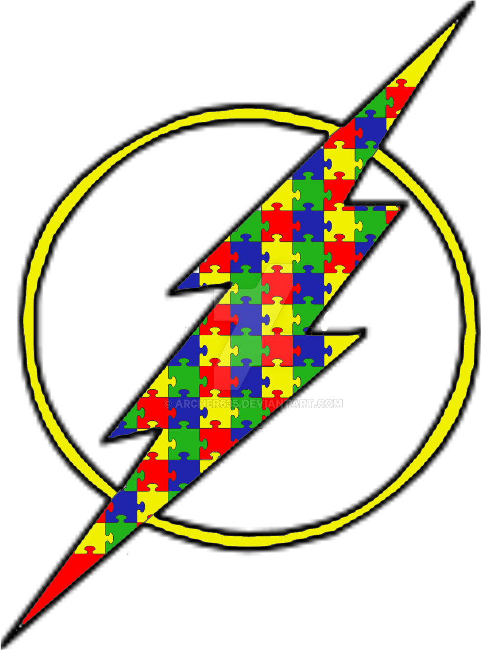 The Autism Awareness Flash Symbol By Archer635 On Deviantart - Autism Flash Symbol (1024x1280)
