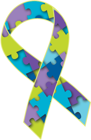 Sdrc Puzzle Ribbon - University Of West Florida (360x514)
