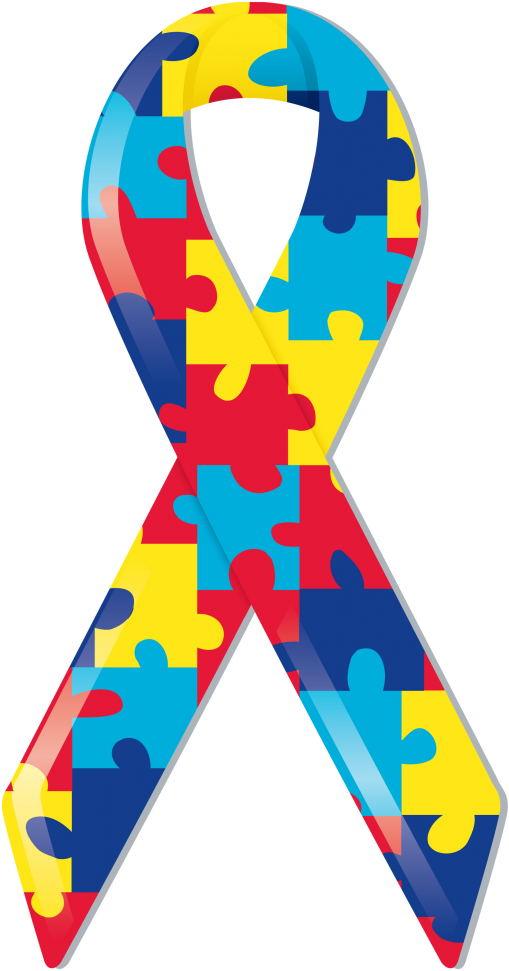 Blue And You Autism Awareness - Autism Awareness Ribbon No Background (569x1024)