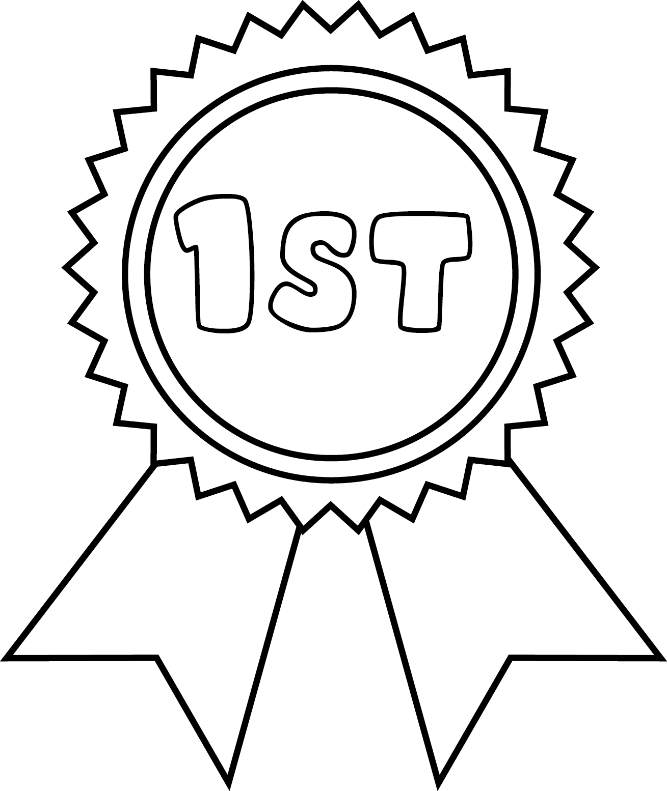 Medals Black And White Clipart Clipart Kid - International Committee Of The Red (1244x1476)