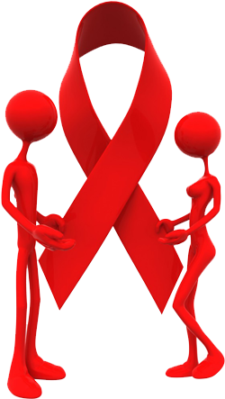 Hiv Red Ribbon - Modes Of Transmission Of Aids (455x455)