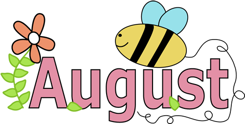 August 20clipart Free Clipart Images - Months Of The Year August (500x263)