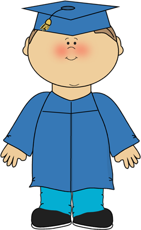 Graduation Clip Art - Graduation Kid Clip Art (276x450)