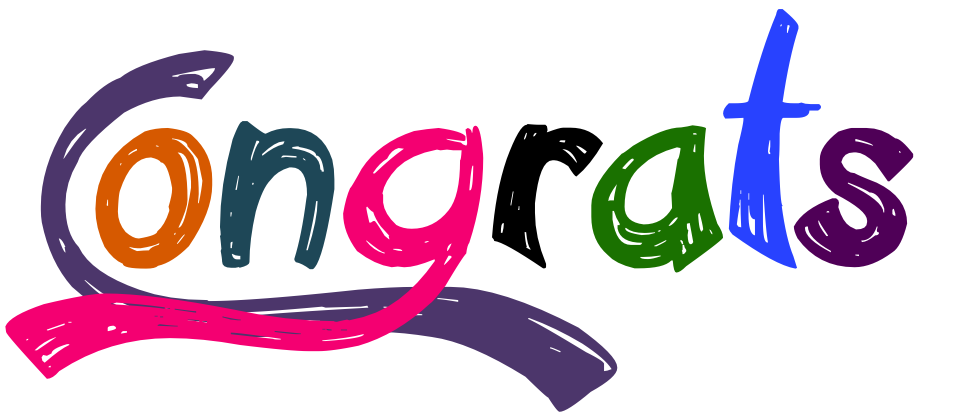 High Resolution Congratulations Png Clipart Image - Congratulations Word Transparent (979x417)