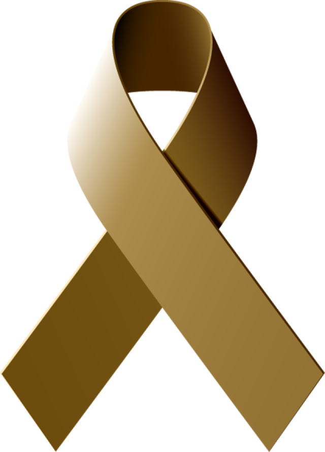 Brain Cancer Awareness Ribbon Clipart - Mental Health Awareness Ribbon (640x891)