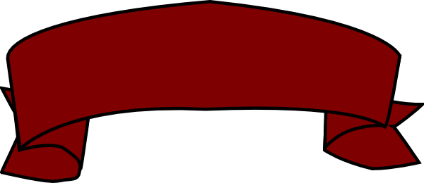 Cliparts Burgundy Banner - Banner Png (600x260)