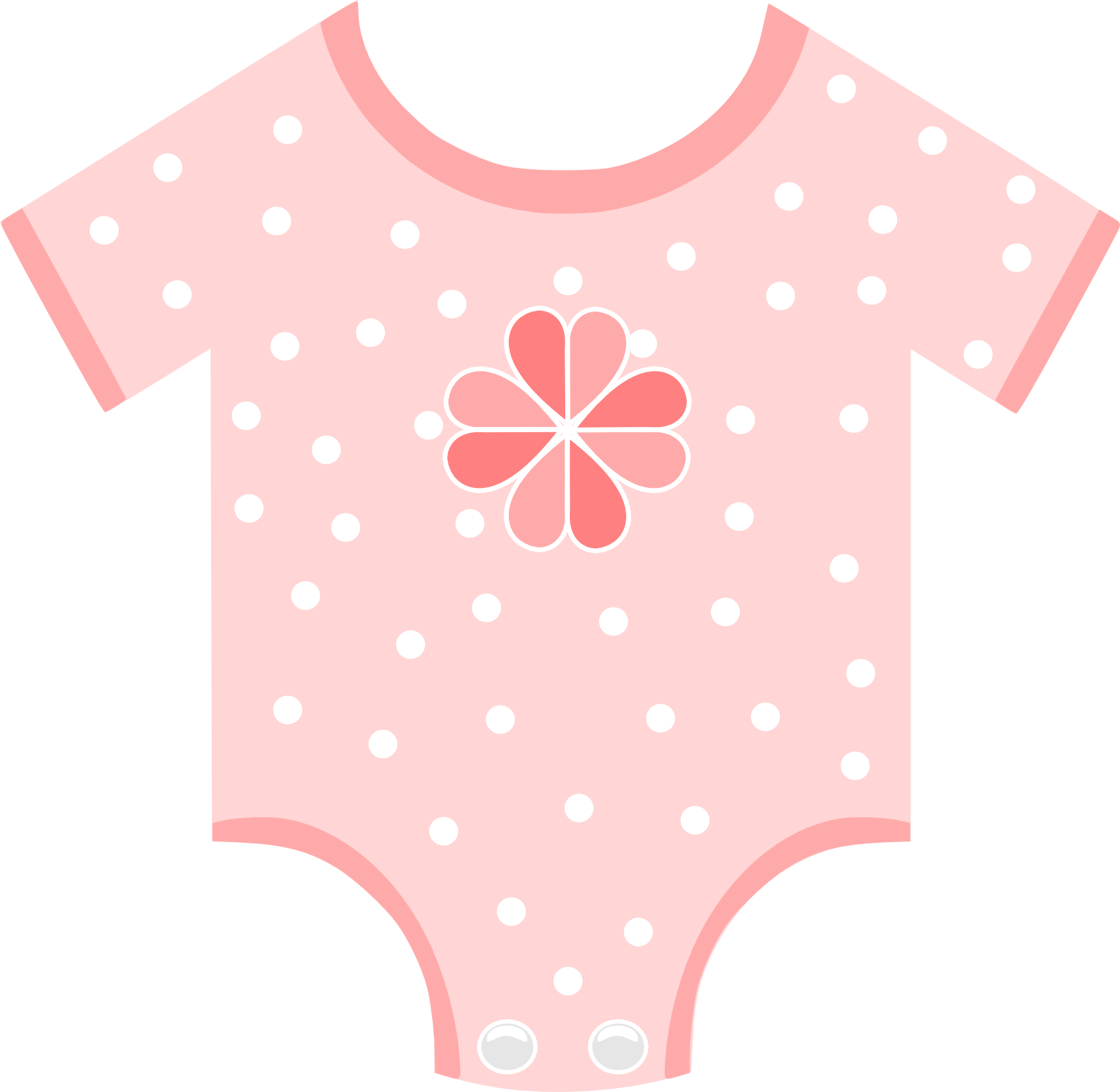 Baby Clothing Clip Art - Transparent Background Baby Clipart Png (1708x1665)