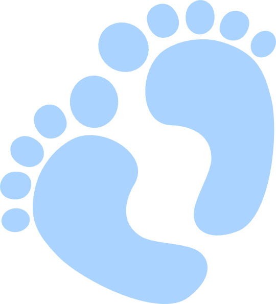 Baby Feet Clip Art - Clip Art (540x595)