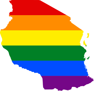 Sexual Minorities Uganda Demands For The Immediate - Flag Map Of Tanzania (370x360)