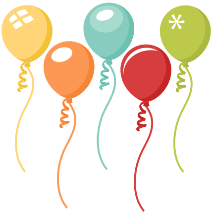 Balloon Set Scrapbook Cut File Cute Clipart Files For - Balloon Svg (432x432)