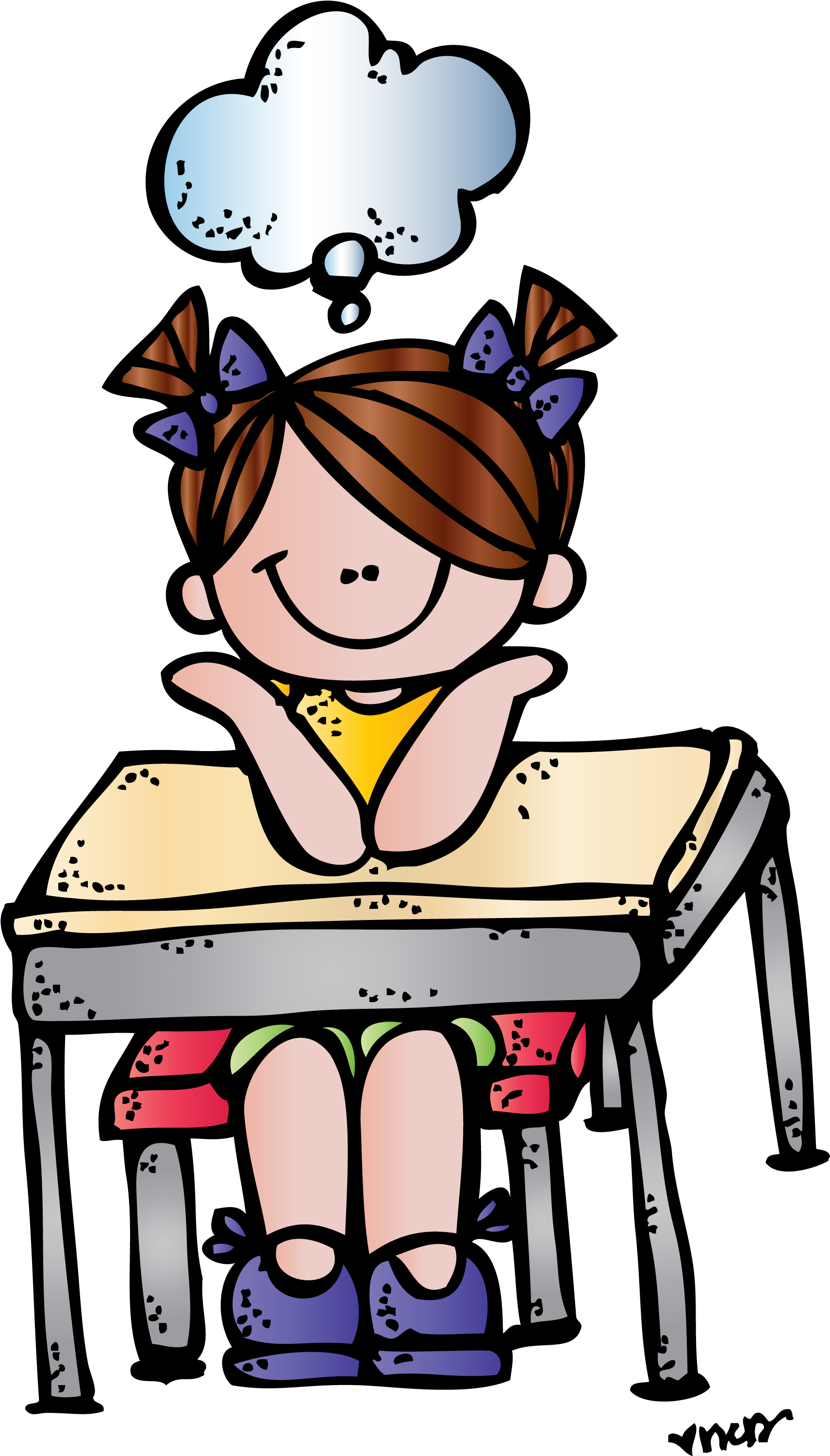 Melonheadz Clipart - Melonheadz Thinking Clipart (1719x2999)