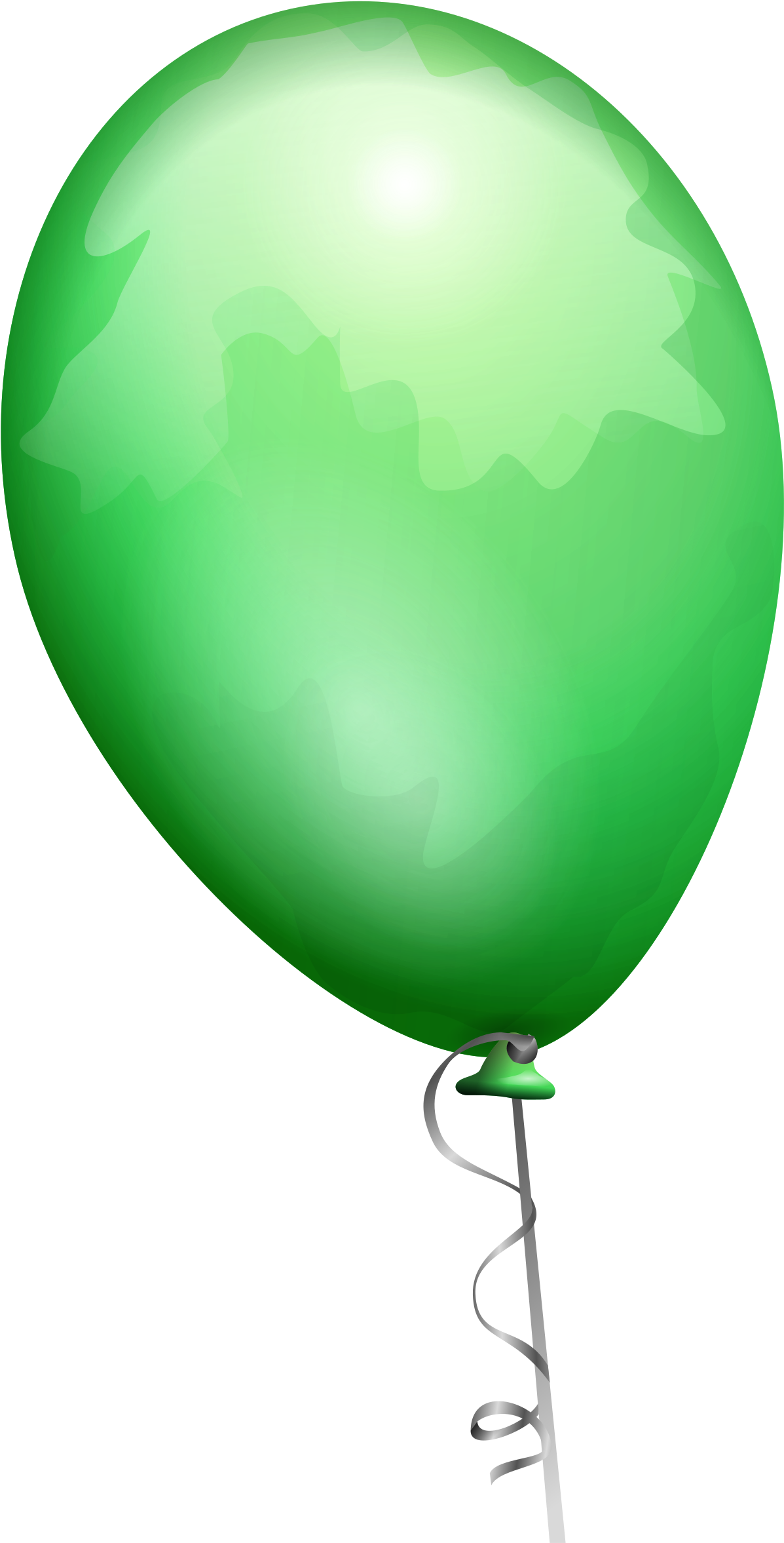 Green Balloon Clipart - Balloon Clip Art (1309x2400)