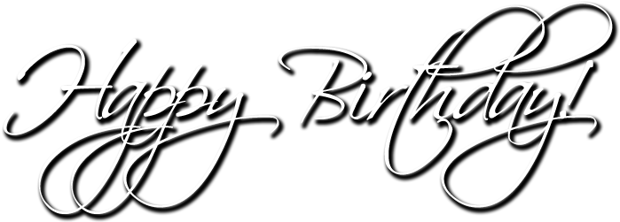 16 Birthday Png - Happy Birthday Png White (720x260)