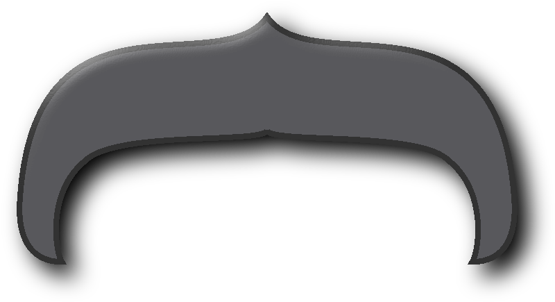 Free Mustache Clipart Clipart Clipart - Hand Tool (1200x600)