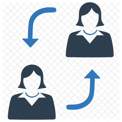 Employee Change Icon - Placa De Transito Redonda Amarela (512x512)