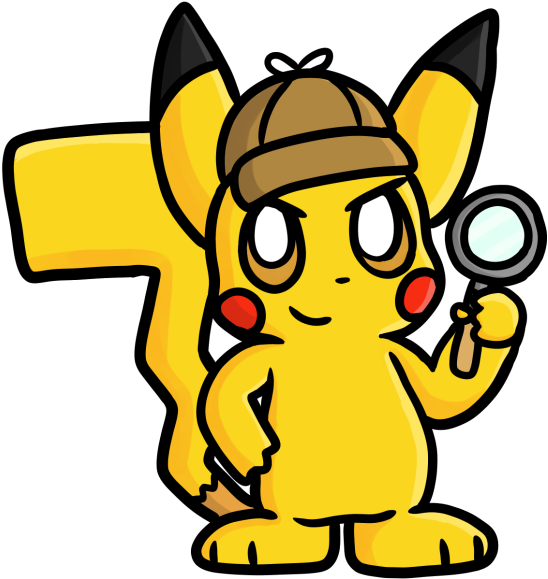 Detective Pikachu By Emilythemeowth - Cartoon (774x628)