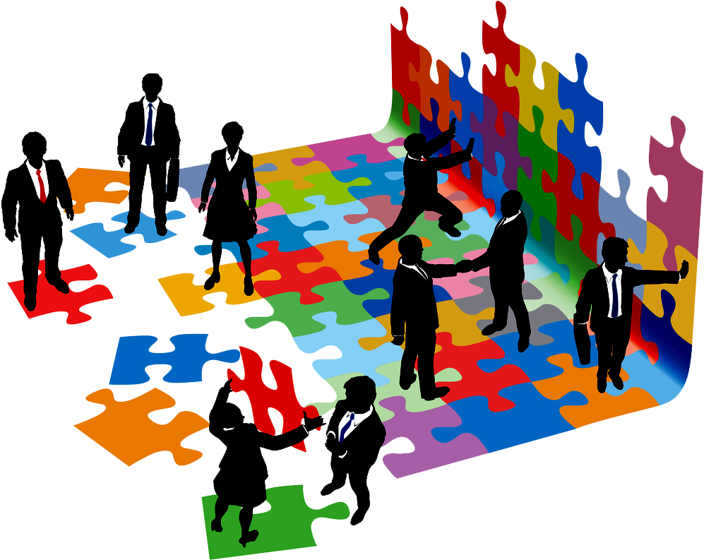 Working Clipart 253 Clipartion Free Download - Working Group Of People (1000x799)