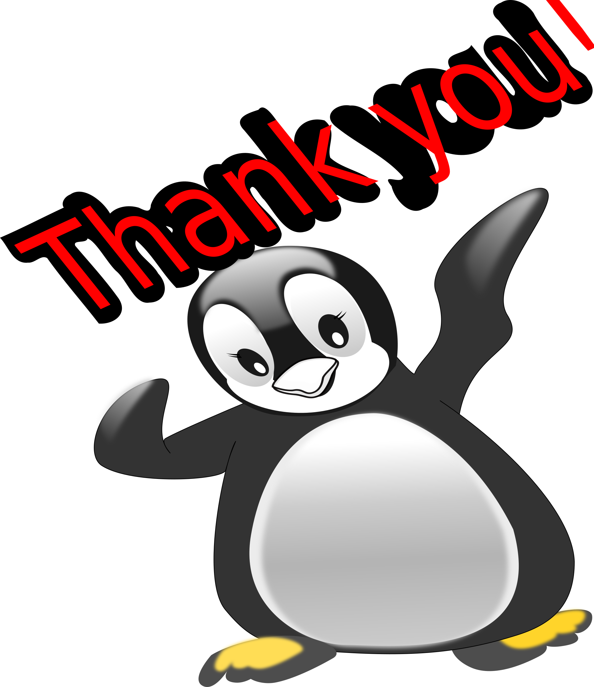 Big Image - Thank You Images Penguins (2076x2400)