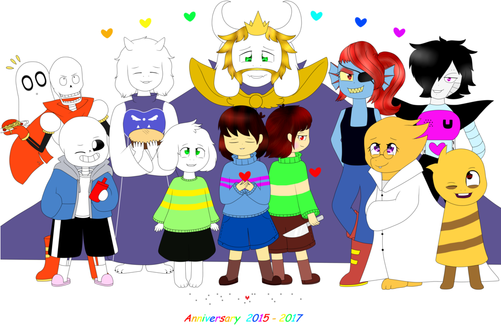 Happy Anniversary Undertale By Sunshine-floweymlp - Anniversary (1024x679)