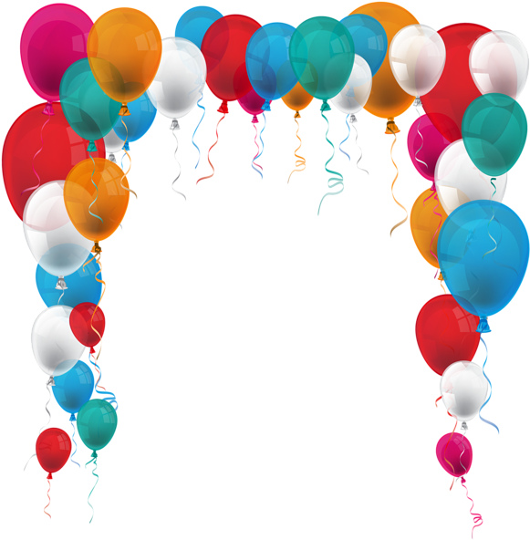 Balloon Arch, Balloons, Tube, Polyvore, Clipart Images, - Balloon Arch Png (596x600)