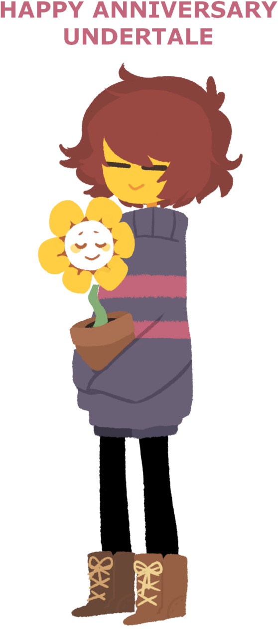 1 Year Anniversary By Torifalls - Torifalls Frisk (593x1345)