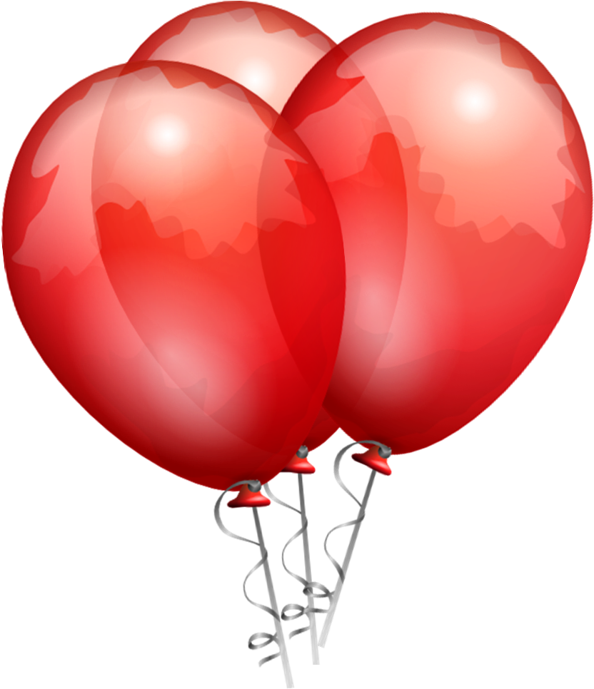 Balloon Border - Red Balloons Clip Art (940x1052)