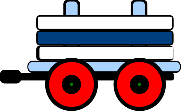 Toot Toot Train Carriage Clip Art - Clip Art (600x369)