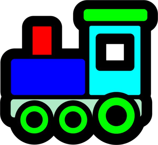 Train Clipart Toy Train - Toy Train Clip Art (600x554)