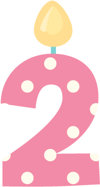 ՂᘎᗰᏰᏋᖇտ * ᏰᎥᖇեɧᗪᗩᎽ - Cumpleaños Numero 2 Png (262x464)