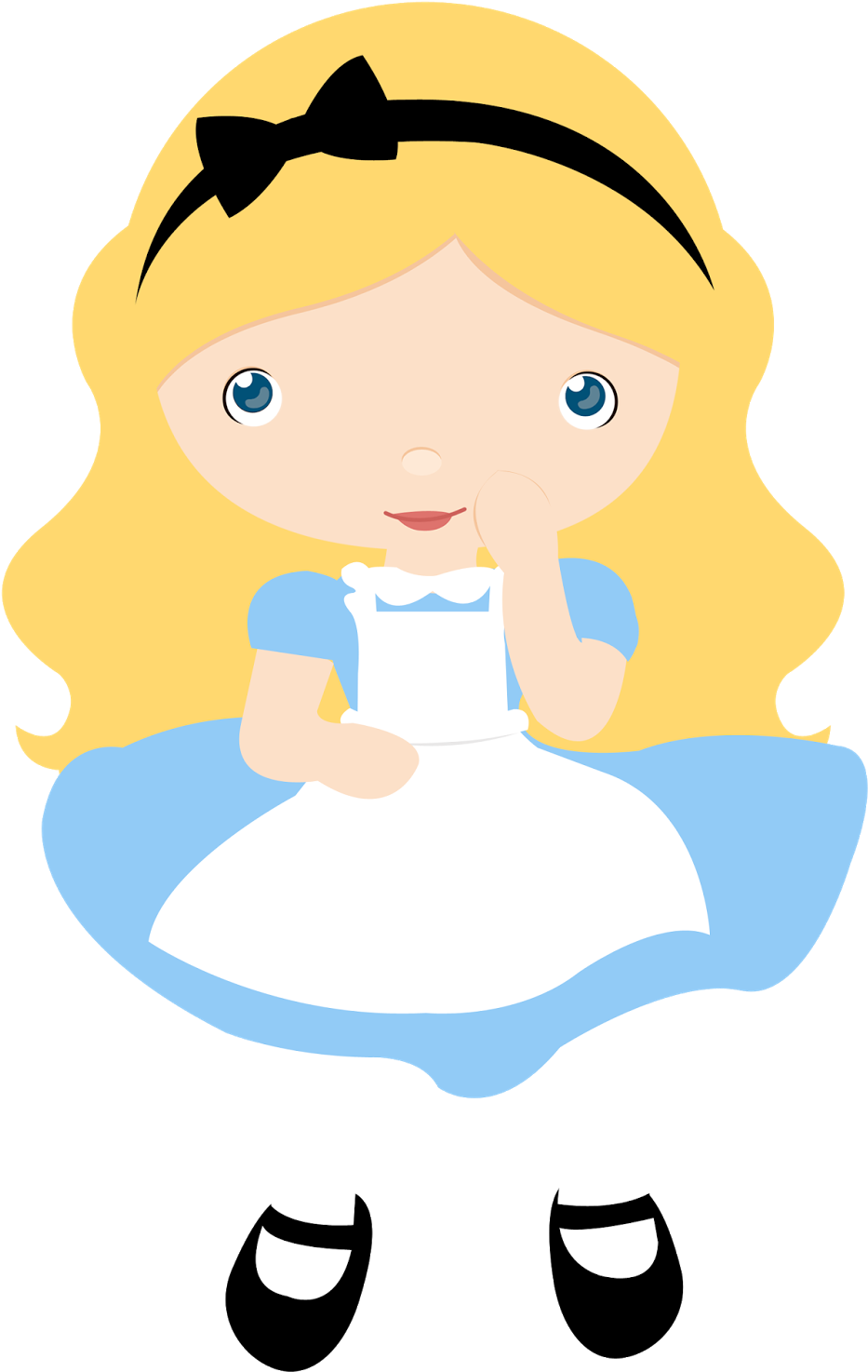 Baby Alice In Wonderland Clip Art (984x1600)
