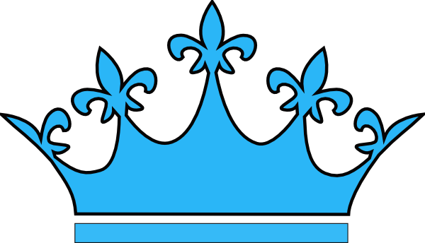 Blue Prince Crown Clip Art - Mother Of A Princess (600x344)