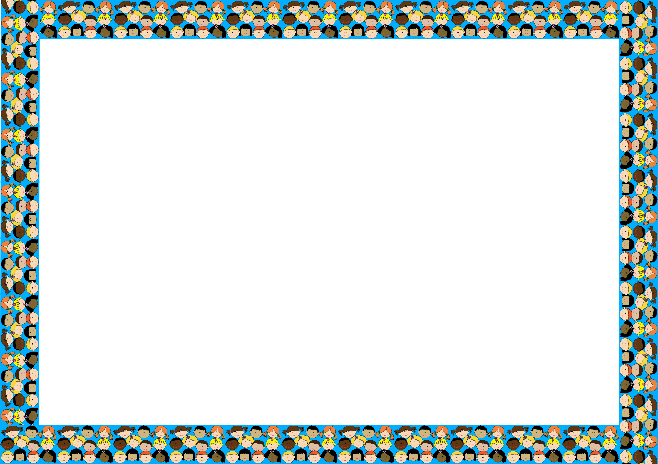 Smiley Face Border Clip Art - Fathers Day Border Clip Art (2239x1580)