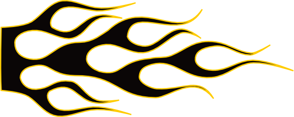 Racing Flame Clipart - Racing Flame Clip Art - (600x238) Png Clipart  Download