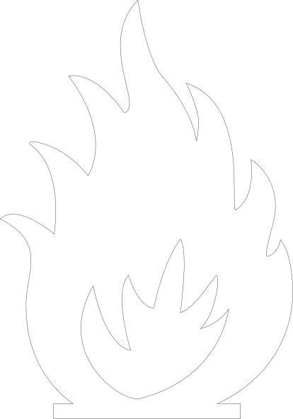 White Fire Clip Art (414x592)