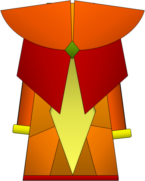 Fire Robe - Robe Clipart (482x600)