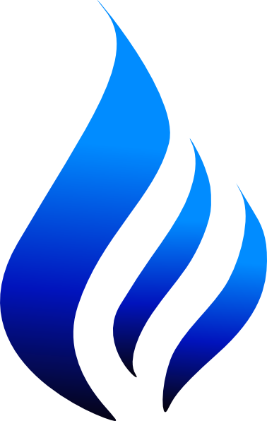 Gas Clipart - Black And Blue Logos (378x596)