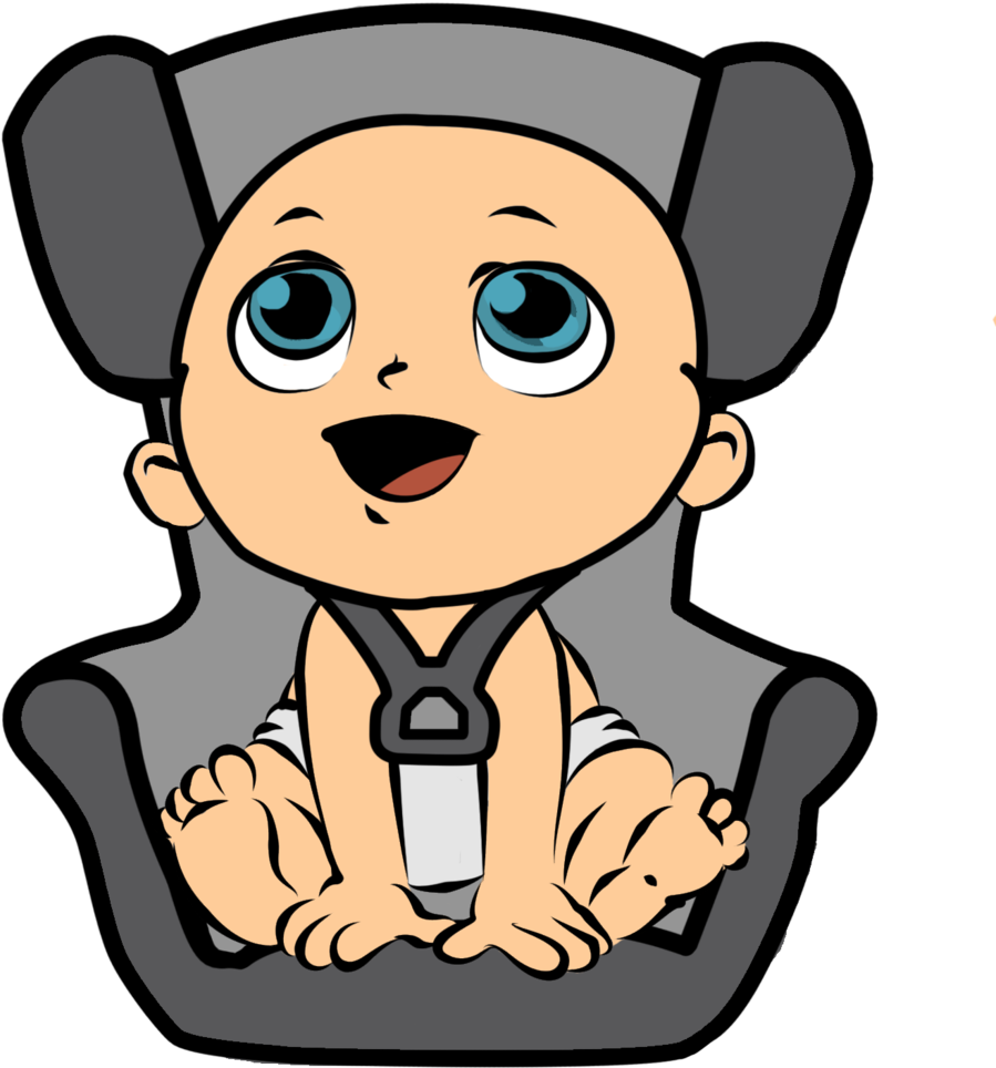 Baby Car Seat Clipart - Child Safety Seat (1024x1024)