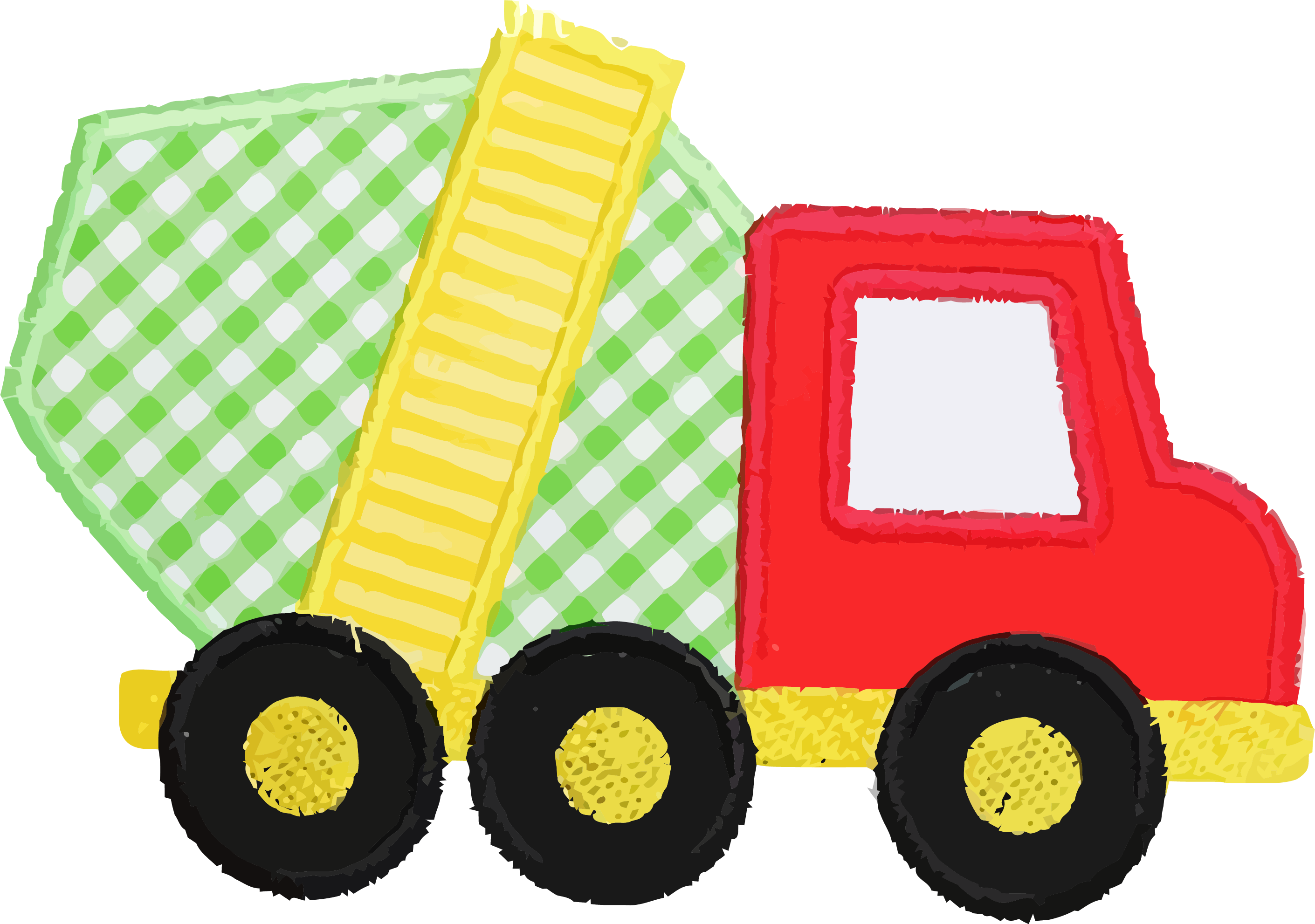 Cement Truck Knitting Clipart Png - Concrete Mixer (2821x1983)