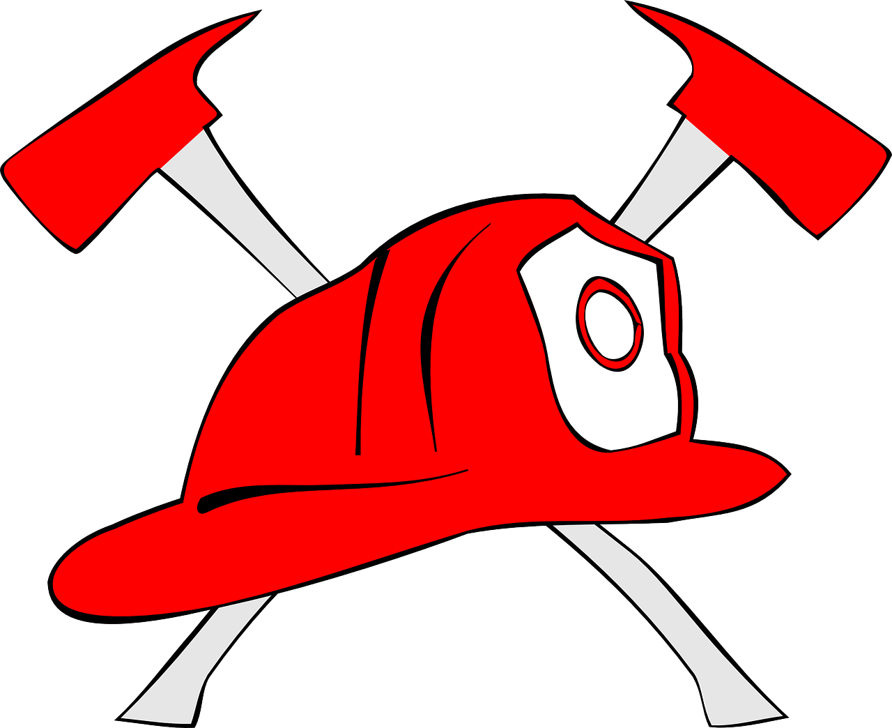 Firefighter Clip Art - Firefighter Clipart Hat (1280x1044)