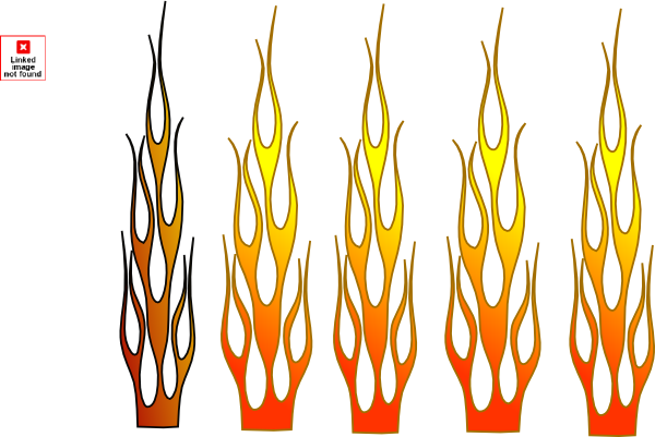 Racing Flame Clip Art - Hot Rod Flames Vector (600x401)