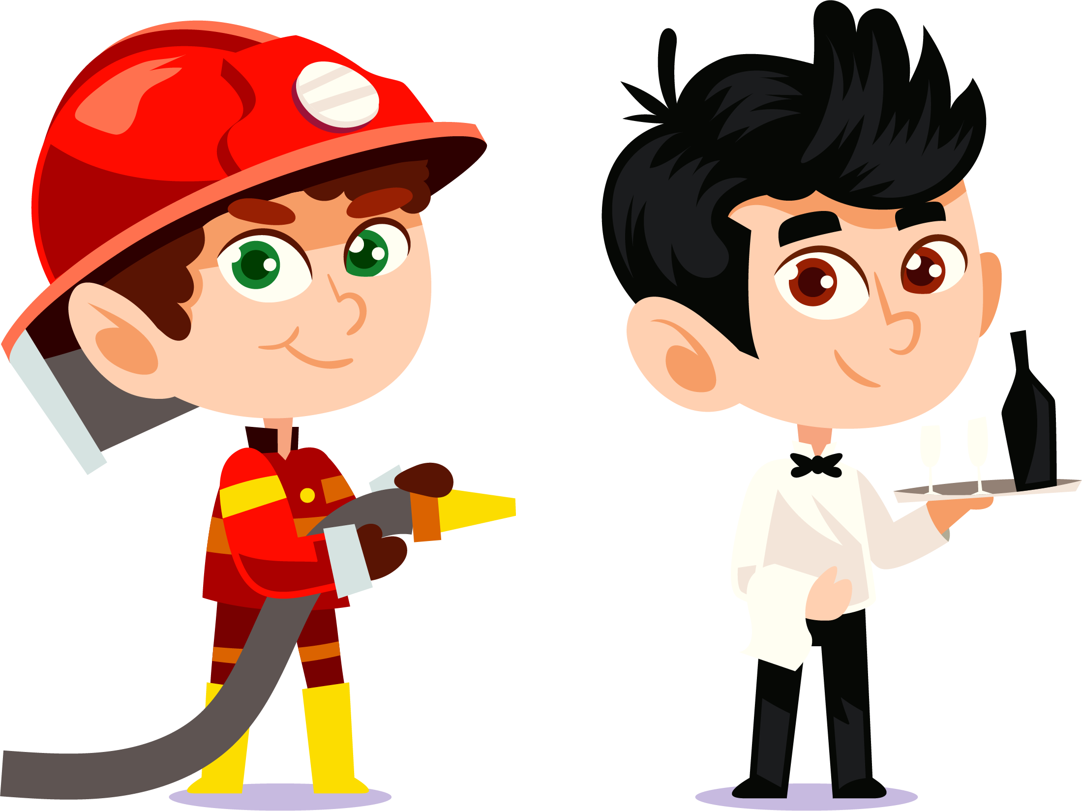 Firefighter Firefighting Fire Department - Free Firefighter Cartoon (2200x1649)