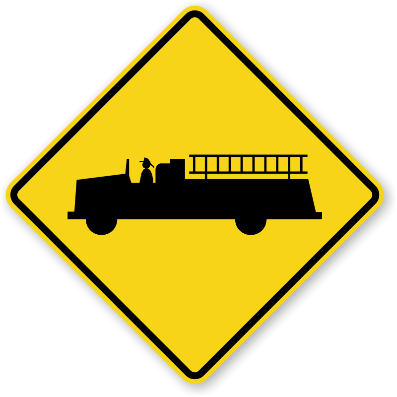 Ems Logo - Emergency Vehicle Warning Sign (800x800)