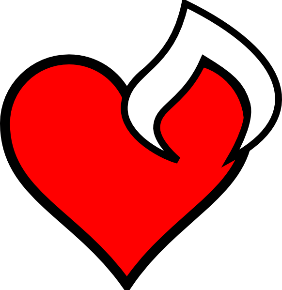 Heartfire Clip Art - Luis Fabio Xammar Jurado (582x599)