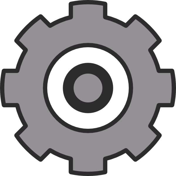 Cartoon Cog Clip Art At Clker - Cog Transparent (600x600)