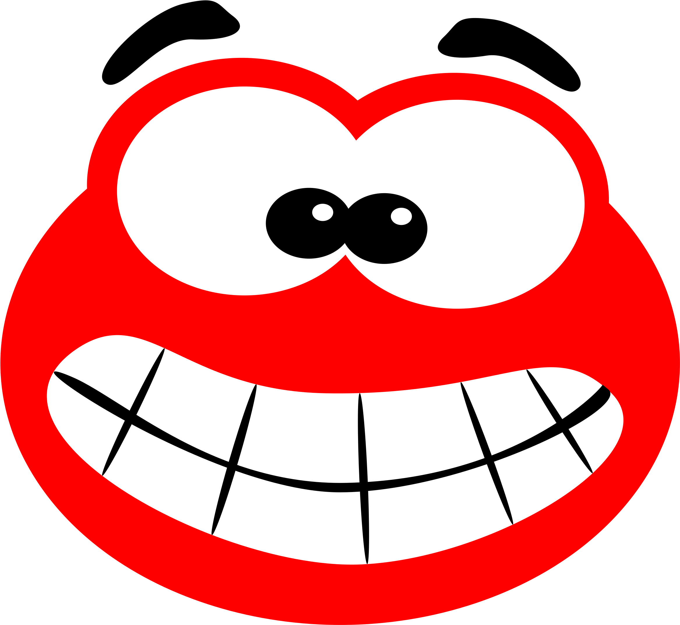 This Free Icons Png Design Of Blob Smiling - Portrait Of A Man (2400x2229)